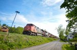 2717 leads CN 402 near Rocher Blanc